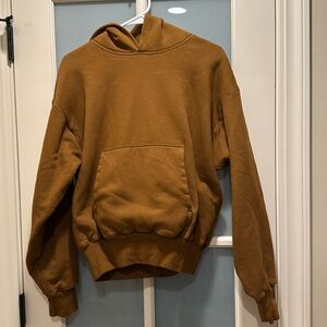 Yzy Gap Perfect Hooded Sweatshirt Brown Size Medium
